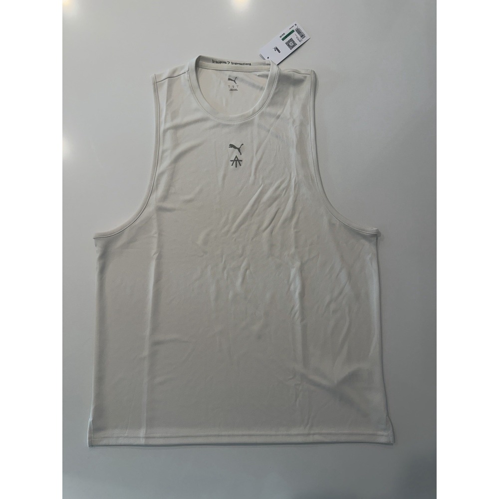 Puma x Alex Toussaint AT Performance Tank Alpine Snow 528155-15 Mens L NWT